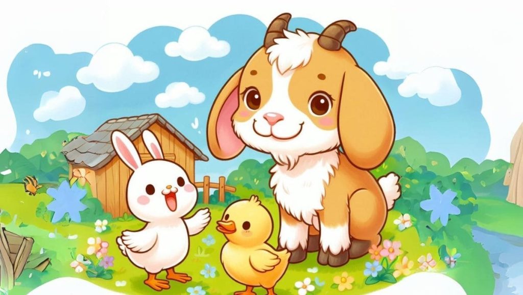 Keçi, Ördek ve Tavşanın Masalı Keçi, Ördek ve Tavşanın Masalı